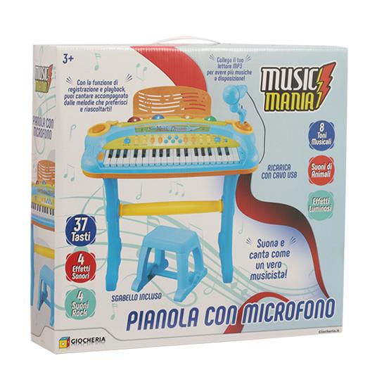 Giocheria Pianola Con Microfono