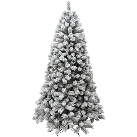 Albero Di Natale Innevato Royal 210cm 1000 Rami Super Folto Effetto Neve Reale - 2