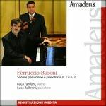 Sonate per pianoforte e violino - CD Audio di Ferruccio Busoni