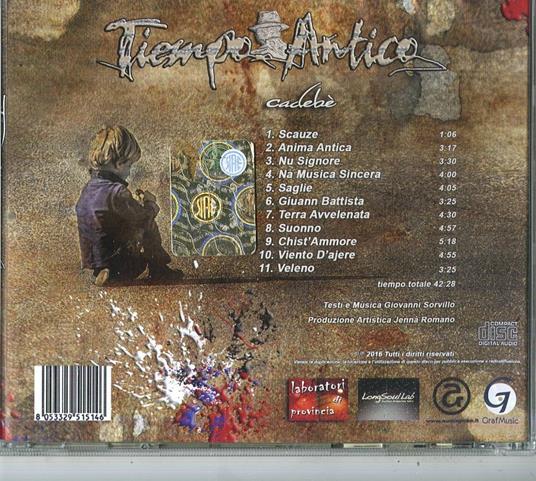 Cadebè - CD Audio di Tiempo Antico - 2
