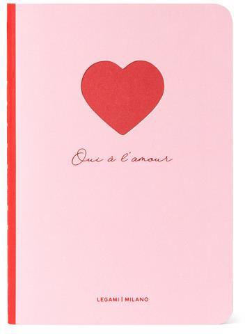 Quaderno rilegato piccolo rigato Cuore Legami - Small Lined Heart - Legami  - Cartoleria e scuola