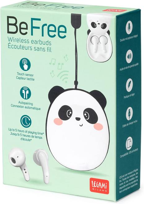 Wireless Earbuds, Be Free - Panda - 5