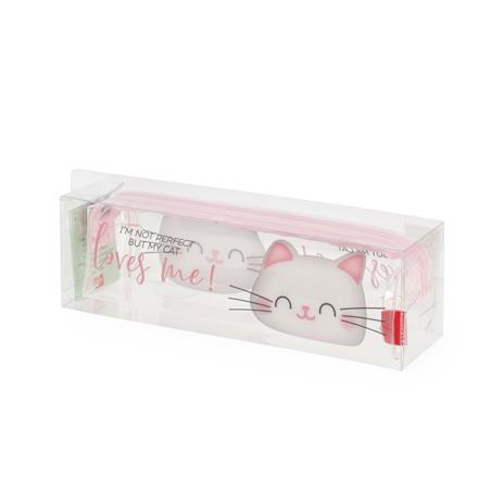 Astuccio Transparent Pencil Case - Kitty - 2