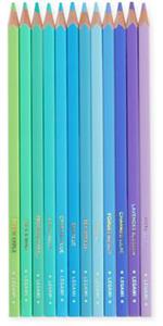 Live Colourfully - Set di 12 matite colorate - Ocean Palette