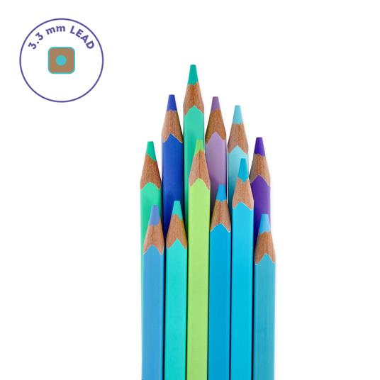 Live Colourfully - Set di 12 matite colorate - Ocean Palette - 6