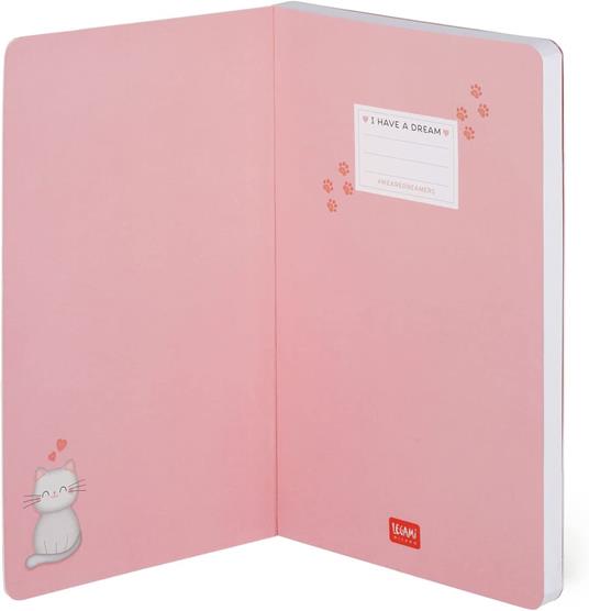 MY NOTEBOOK LEGAMI TACCUINO LARGE A RIGHE ROSA