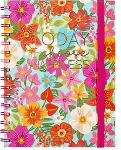 Cartoleria Large Spiral Notebook, Flowers- Legami