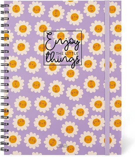 TACCUINO quaderno MY NOTEBOOK a righe GIALLO large LEGAMI con