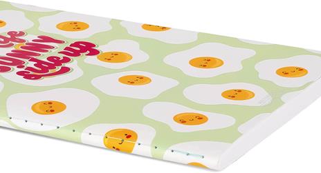 Legami - Quaderno Bianco Medium, A5, 80 Pagine, in Carta certificata FSC®, Carta 100 g/m², 14,2x21 cm, Tema Egg - 3