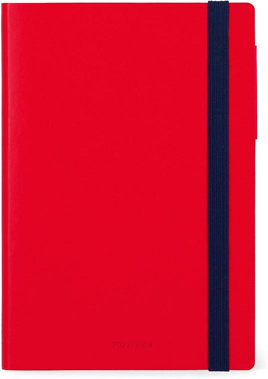 Agenda Classic 2023-2024 Large Giornaliera, copertina morbida, 18 mesi  Black