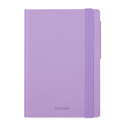 Agenda 2023-2024 Legami, 16 mesi, giornaliera, small, colors - LAVENDER