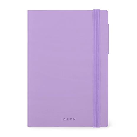 AGENDA GIORNALIERA AZZURRA ECOCUOIO 2024 - 15X21 CM (cod. AE11)