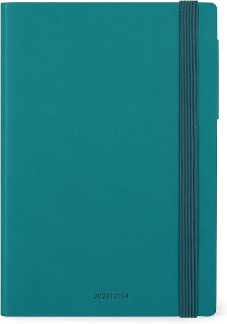 Agenda 2023-2024 Legami, 16 mesi, giornaliera, medium, colors - MALACHITE GREEN