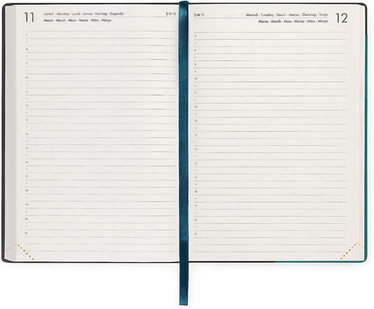 Agenda 12 Mesi Giornaliera - Medium - 2024 MALACHITE GREEN