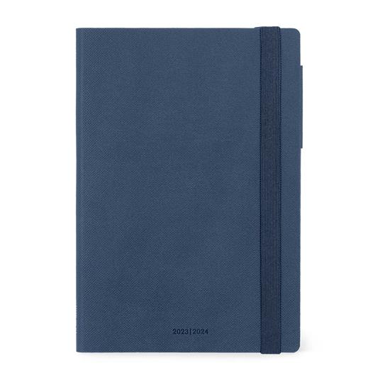 Agenda 2023-2024 Legami, 16 mesi, giornaliera, medium, colors - GALACTIC BLUE