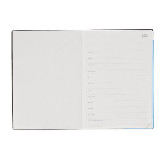 Agenda 2023-2024 Legami, 12 mesi, giornaliera, large, colors - CRYSTAL BLUE  - Legami - Cartoleria e scuola