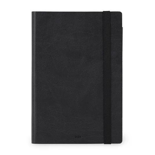 Agenda Classic 2023-2024 Large Giornaliera, copertina morbida, 18 mesi  Black