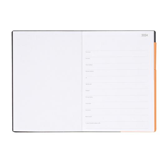 Agenda 2023-2024 Legami, 12 mesi, giornaliera, settimanale, large, colors - FRESH APRICOT - 3