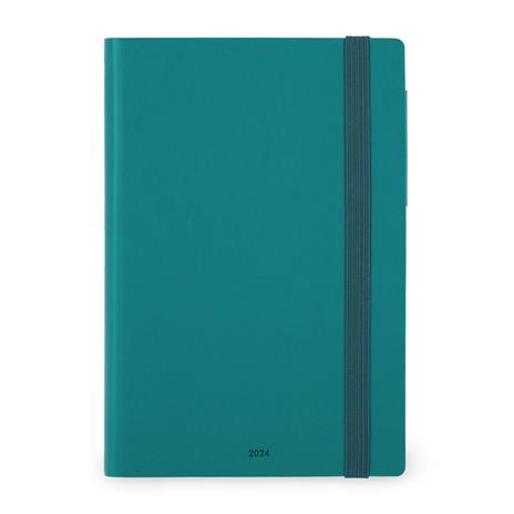 Agenda 2023-2024 Legami, 12 mesi, giornaliera, settimanale, large, colors - MALACHITE GREEN