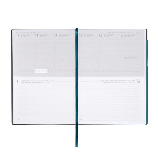 Agenda 2023-2024 Legami, 12 mesi, giornaliera, settimanale, large, colors - MALACHITE GREEN - 2