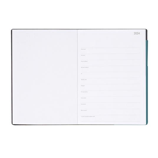 Agenda 2023-2024 Legami, 12 mesi, giornaliera, settimanale, large, colors - MALACHITE GREEN - 3