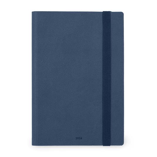 Agenda 2023-2024 Legami, 12 mesi, giornaliera, settimanale, large, colors - GALACTIC BLUE