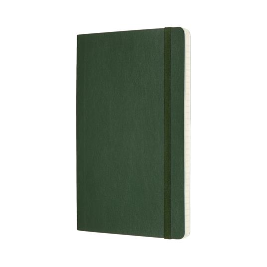 Taccuino Moleskine large a righe copertina morbida verde. Myrtle Green - 2