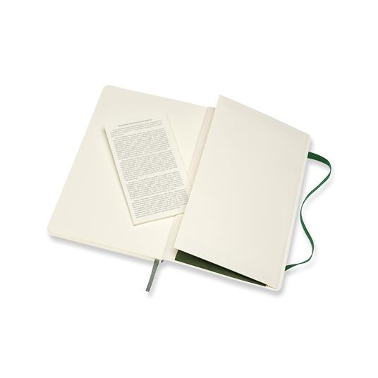 Taccuino Moleskine large a righe copertina morbida verde. Myrtle Green - 5