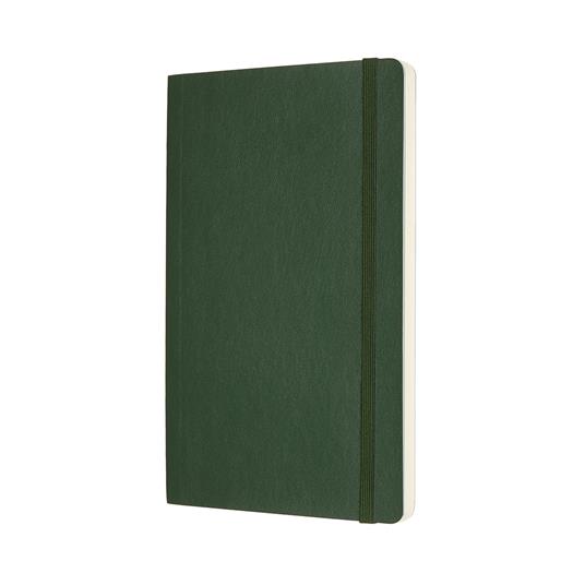 Taccuino Moleskine large a pagine bianche copertina morbida verde. Myrtle Green - 2