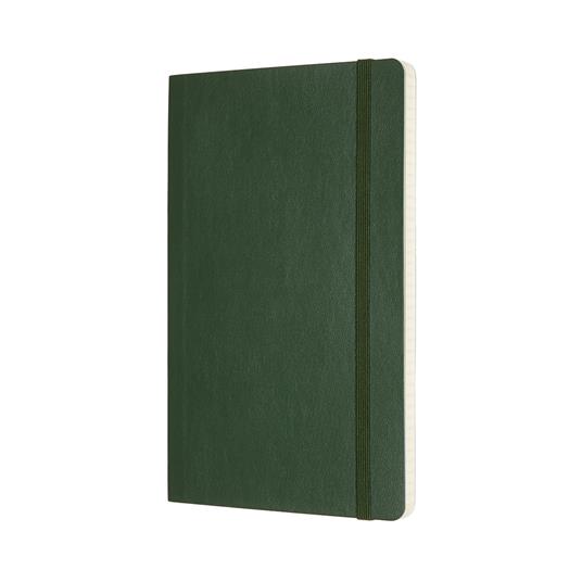 Taccuino Moleskine large a quadretti copertina morbida verde. Myrtle Green - 2