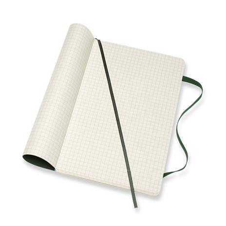 Taccuino Moleskine large a quadretti copertina morbida verde. Myrtle Green - 3