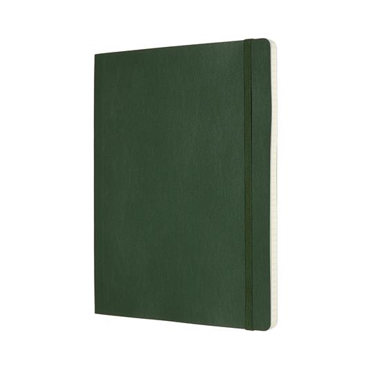 Taccuino Moleskine XL a quadretti copertina morbida verde. Myrtle Green - 2