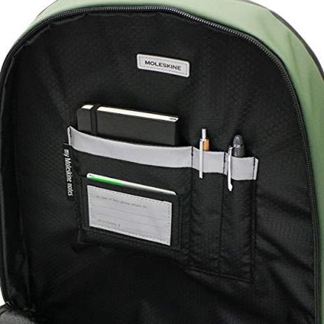 Zaino Moleskine Metro Backpack Moss Green - 5