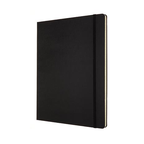 Taccuino Moleskine XXL a righe copertina rigida nero. Black - 2