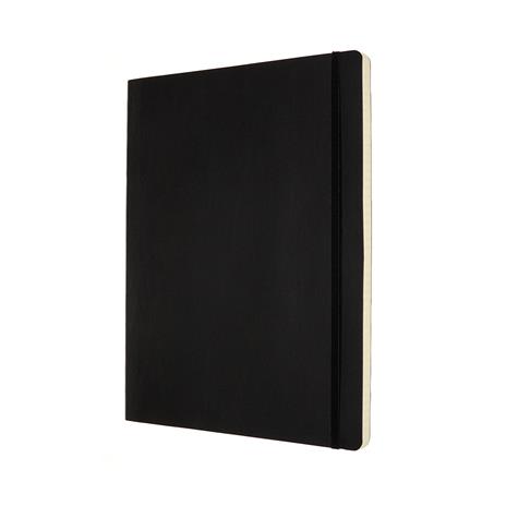 Taccuino Moleskine XXL a righe copertina morbida nero. Black - 2