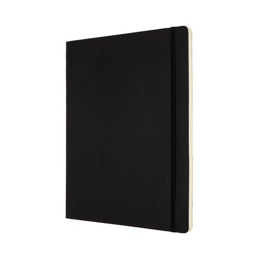 Taccuino Moleskine XXL puntinato copertina morbida nero. Black - 2