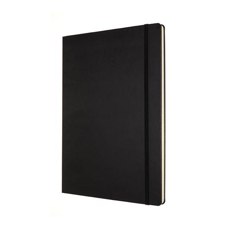 Taccuino Moleskine A4 a quadretti copertina rigida nero. Black - 2