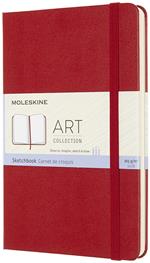 Album per schizzi Art Sketchbook Moleskine medium copertina rigida rosso. Scarlet Red