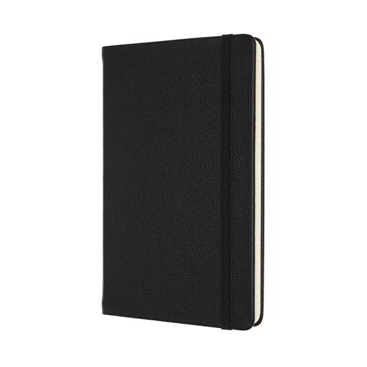 Taccuino Moleskine Classic Leather Large a righe copertina rigida Open Box. Nero - 2