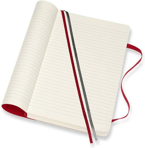 Taccuino Moleskine Expanded Large a righe copertina morbida. Rosso - 3