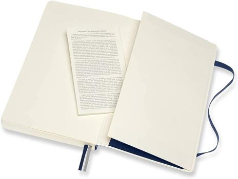 Taccuino Moleskine Expanded Large a pagine bianche copertina morbida. Blu - 5