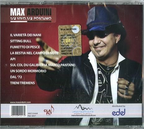 1-2 Vivo 1-2 Postumo - CD Audio di Max Arduini - 2