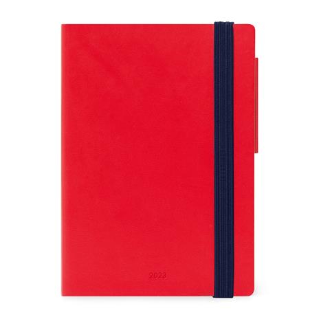 Agenda Legami 2023, 12 mesi, settimanale, Small - Rosso