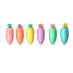 Set di 6 mini evidenziatori Legami - Carrate Team - Carrot