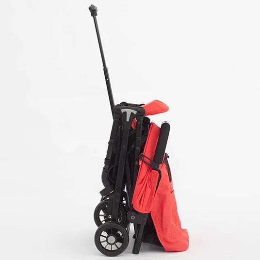 Passeggino Pro Ultra Leggero Rosso Chiusura Facilitata Salvaspazio Portata 15 kg - 2