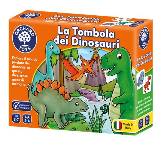 La Tombola dei Dinosauri - Orchard Toys - Giochi di abilità - Giocattoli |  IBS