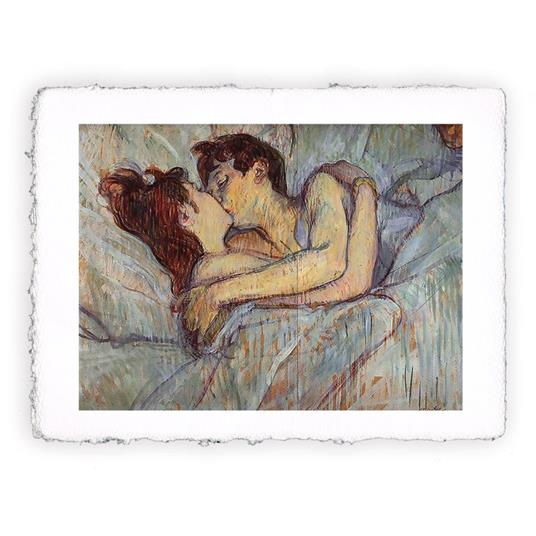 Stampa d''arte Pitteikon di Toulouse-Lautrec Il bacio a letto, Original -  cm 30x40 - Pitteikon - Idee regalo | IBS
