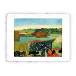 Stampa di Paul Gauguin Covoni di fieno in Bretagna, Miniartprint - cm 17x11