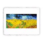 Stampa di Vincent van Gogh - Campo di grano con corvi - 1890 - Miniartprint - cm 17x11