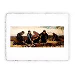 Stampa di Vincent van Gogh Scavatori di patate (5 persone), Miniartprint - cm 17x11